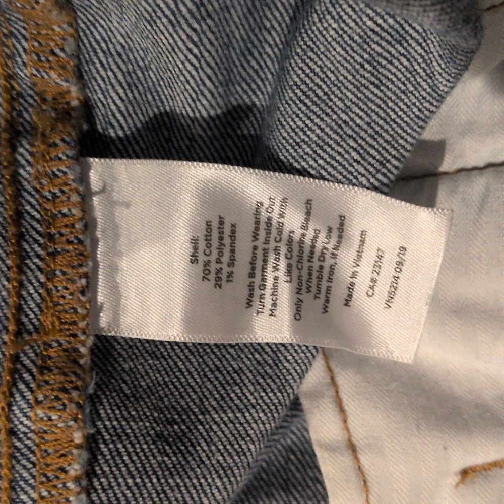 Talbots Flawless High-Waist Wide Leg Cropped Jeans Women's Size 4 - Picture 9 of 10